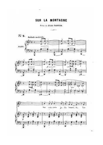 Charles Gounod - Sur la montagne
